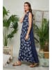 Lin Passion Leinen-Kleid in Dunkelblau
