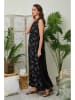 Lin Passion Leinen-Kleid in Schwarz