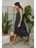 Lin Passion Leinen-Kleid in Anthrazit