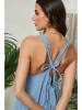 Lin Passion Leinen-Kleid in Hellblau