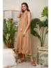 Lin Passion Kleid in Hellbraun