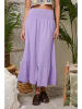 Lin Passion Spódnica w kolorze fioletowym