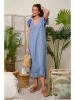 Lin Passion Leinen-Kleid in Hellblau