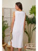 Lin Passion Leinen-Kleid in Weiß