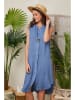 Lin Passion Leinen-Kleid in Blau