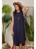 Lin Passion Leinen-Kleid in Dunkelblau