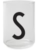 Design Letters Glas transparant/zwart - 350 ml