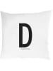 Design Letters Poszewka w kolorze białym na poduszkę - 80 x 80 cm
