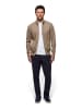 Polo Club Cardigan in Hellbraun
