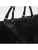 ATELIER ENAI Skórzana torba "Sea Suede" w kolorze czarnym - 42 x 27 x 15 cm