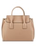 Victor & Hugo Paris Leder-Henkeltasche "Jane" in Beige - (B)36 x (H)35 x (T)24 cm