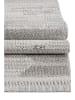 ABERTO DESIGN Kurzflor-Teppich "Bastia" in Hellgrau/ Creme