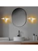 ABERTO DESIGN Ledwandlamp "Pacali" wit - (B)31 x (H)16 cm