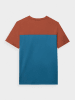 4F Shirt lichtbruin/blauw