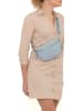 Anna Morellini Leder-Gürteltasche "Berenice" in Hellblau - (B)25 x (H)14 x (T)1 cm