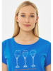 Derbe Shirt in Blau