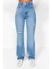 trendyol Dżinsy - Comfort fit - w kolorze błękitnym