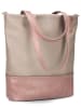 Zwei Schultertasche "J145" in Beige - (B)37 x (H)36 x (T)15 cm