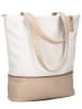 Zwei Schultertasche "J145" in Weiß/ Beige - (B)37 x (H)36 x (T)15 cm