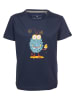 elkline Shirt "Monster" donkerblauw