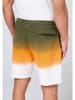 Chiemsee Sweatshorts "Adour" in Khaki/ Orange/ Weiß