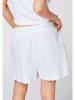 Chiemsee Lniane szorty "Toulon" w kolorze białym