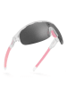 Siroko Okulary sportowe unisex "PhotoChromic" w kolorze biało-szarym