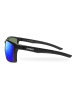 Siroko Okulary sportowe unisex "X1" w kolorze czarno-niebieskim