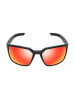 Siroko Okulary sportowe unisex "X1" w kolorze czarno-pomarańczowym