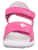 superfit Leder-Sandalen in Pink