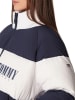 Tommy Hilfiger Winterjacke in Dunkelblau/ Creme