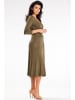Awama Kleid in Hellbraun