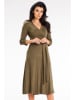 Awama Kleid in Hellbraun