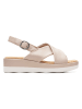 Clarks Sleehaksandalen beige