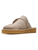 Clarks Leder-Clogs in Beige