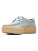 Clarks Leren mocassins lichtblauw