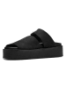 Clarks Leren slippers zwart