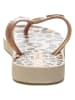 Ipanema Zehentrenner in Beige/ Gold