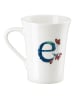 Hutschenreuther Kaffeetassen mit Kaffeetassen "E" in Weiß - (H)13,3 x Ø 8,8 cm
