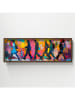 Evila Gerahmter Kunstdruck in Bunt - (B)120 x (H)40 cm