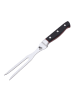 Laguiole Widelec w kolorze czarnym do mięsa - dł. 30,5 cm