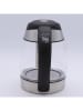 Laguiole Wasserkocher in Silber/ Schwarz - 1,7 l