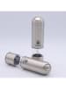 Laguiole 2tlg. Set: Elektrische Salz- & Pfeffermühle in Silber - (H)21 cm