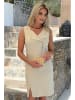 Bleu d'Azur Kleid "Naomi" in Beige