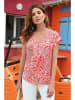 Bleu d'Azur Shirt "Paloma" in Koralle/ Türkis
