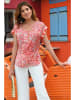 Bleu d'Azur Shirt "Paloma" in Koralle/ Türkis