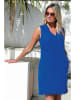Bleu d'Azur Leinen-Kleid "Vanna" in Blau
