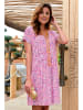 Bleu d'Azur Kleid "Bogota" in Lila/ Pink