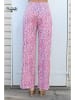 Bleu d'Azur Broek "Sancho"" paars/roze