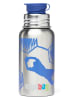 Ergobag Drinkfles zilverkleurig/blauw - 500 ml